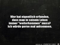 Ankommen w�re toll