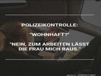 Lustige Polizeikontrolle Dialog