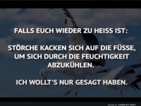 Strche khlen sich ab: Eine kuriose Methode