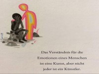 Beim Knstler ist das Gemt bunt