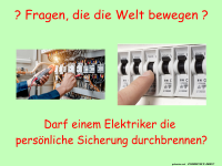 Wenn Elektriker eine Pause brauchen