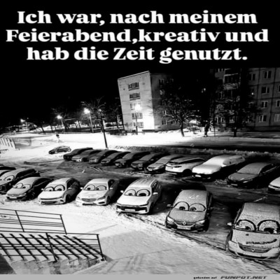 Schneekunst-auf-Parkpl&auml;tzen.jpg von Benno-2011