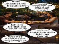 Berufschaos beim Candle-Light-Dinner