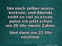 Fr�her Trick f�rs Zahnb�rstenselfie