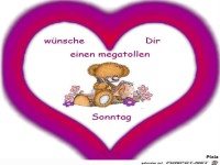 w�nsche Dir einen tollen Sonntag