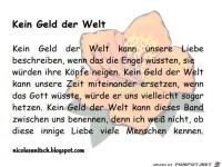Kein Geld der Welt