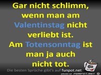 Nicht schlimm, wenn man am Valentinstag nicht verliebt ist