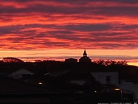 Sonnenaufgang in Berlin-Koepenick am 25.10.2020 um 6.30 Uhr