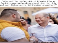 Super geklatscht