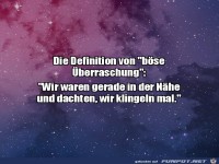 B�se �berraschung