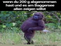 Stolze Pr�sentation am Baggersee