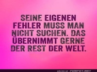 Weisheit ber Fehler und die Welt