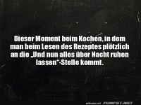 Am besten das ganze Rezept vorab lesen