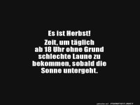 Wenn der Herbststimmung zuschl�gt!