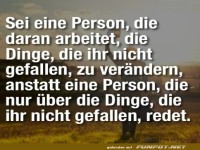 sei eine Person