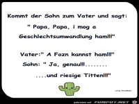 Kommt der Sohn zum vater