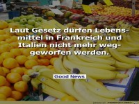 Laut Gesetz d�rfen Lebensmittel...