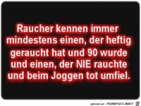 Raucher kennen immer..