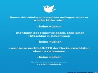 Bevor sich alle aufregen