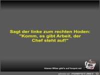Sagt der linke zum rechten Hoden