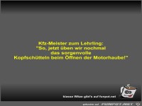 Kfz-Meister zum Lehrling
