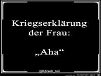 Kriegserkl�rung der Frau