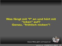 Was f�ngt mit 
