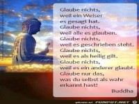 glaube nichts im Leben