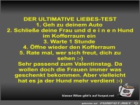 DER ULTIMATIVE LIEBES-TEST