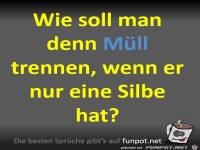 M�ll trennen
