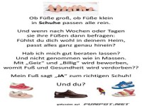 Schuheinkauf-Spruch