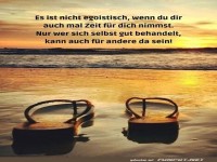 Es ist nicht egoistisch