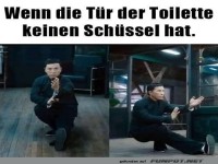Toilette ist nicht abschlie�bar