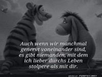 Zusammen durchs Leben stolpern