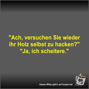 Ach,-versuchen-Sie-wieder-ihr-Holz-selbst-zu-hacken?.jpg von Fossy