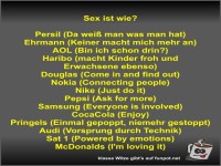 Sex ist wie?