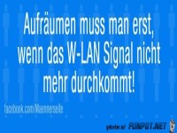 aufraeumen muss man erst...