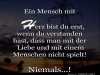 Ein Mensch mit Herz