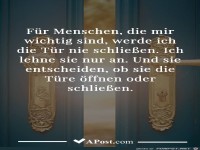 Fuer Menschen die mir wichtig sind