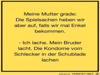 meine Mutter gerade:.....