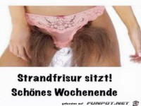 Strandfrisur