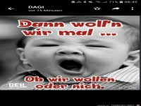 Dann wolln wir mal