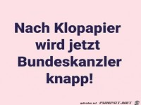 Kanzler wird knapp