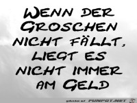 Wenn der Groschen nicht f�llt
