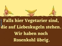 Bananen, Liebe und Rosenkohl!