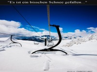Skilift im Schneeversteck