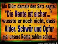 Als Bl�m damals den Satz sagte...