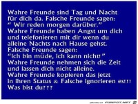 Wahre Freunde sind Tag und Nacht