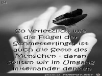 So verletztlich wie die Fl�gel...