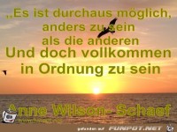,,Es ist durchaus m�glich, anders zu sein als die a